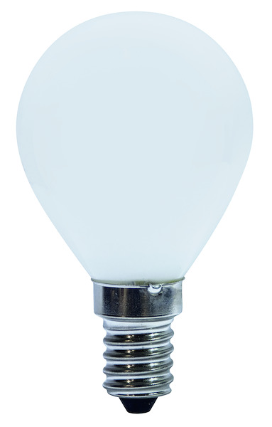 LAMPADA LED DIMMER G45 Filament Milky, E14, 4.5W, FA320°, 3000K, 220Vac, LM470, CRI80, 45*80mm, Box%%%_substitutiveMessage_%%%39.920281C