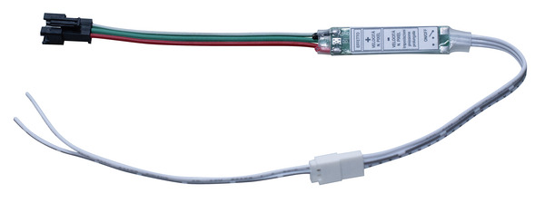 Controller per striscia LED Digitale con comando ad Interruttore, 12-24V 1000pixel, 20 Effetti:Running, Flow,etc.