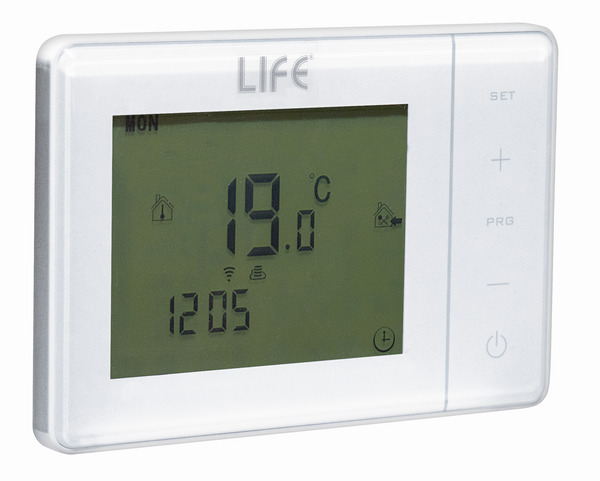 Cronotermostato programmabile, 2 modalità: contatto pulito/tensione, Wireless 2,4GHz SmartLIFE 230V