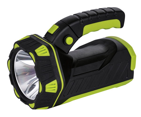 TORCIA RICARICABILE con LED 5W +21 Bianchi +14 Rossi, 230+260lm, BAT. Li-ION 3000mAh, funzione Power Bank, 180x105x123mm